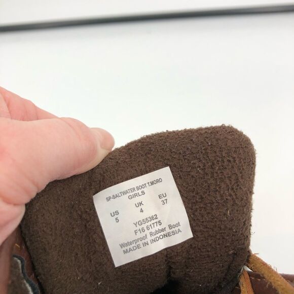 SPERRY Saltwater Duck Boots Dark Brown - Picture 10 of 10